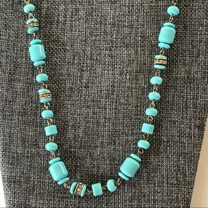 J Crew Beaded Necklace Rhinestones and beads.